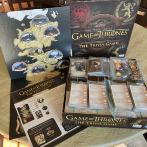 GAME OF THRONES TRIVIA BOARD GAME, TEST YOUR KNOWLEDGE AND SEIZE THE THRONE
